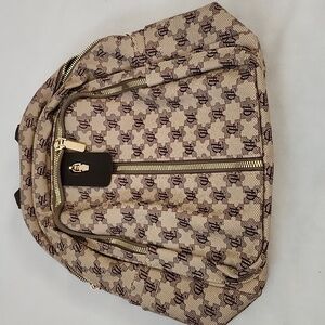 Monogram Multi Compartment Mini Stylish Backpack